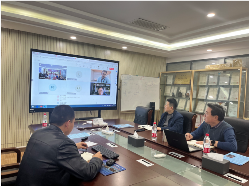 賦能冶金合作！我公司與印度公司舉辦中低碳錳鐵精煉爐設(shè)備線上技術(shù)交流會(huì)